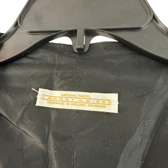 Carrot & Gibbs Men's XXL Black White Polka Dot Vest USA Handmade Formal Luxe - Picture 2 of 6